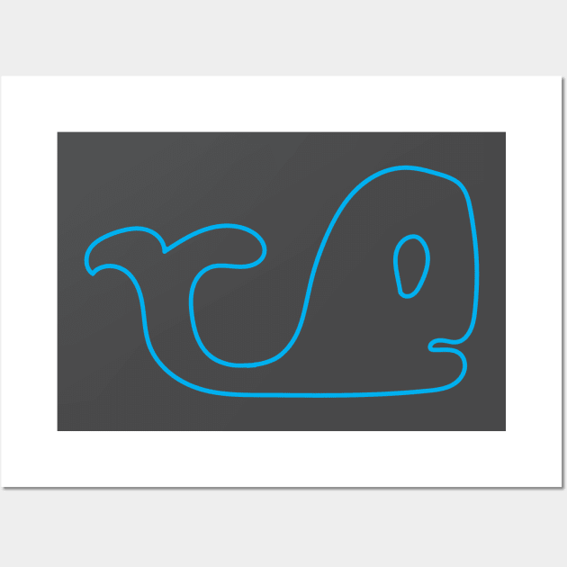 Blue whale Wall Art by knolios